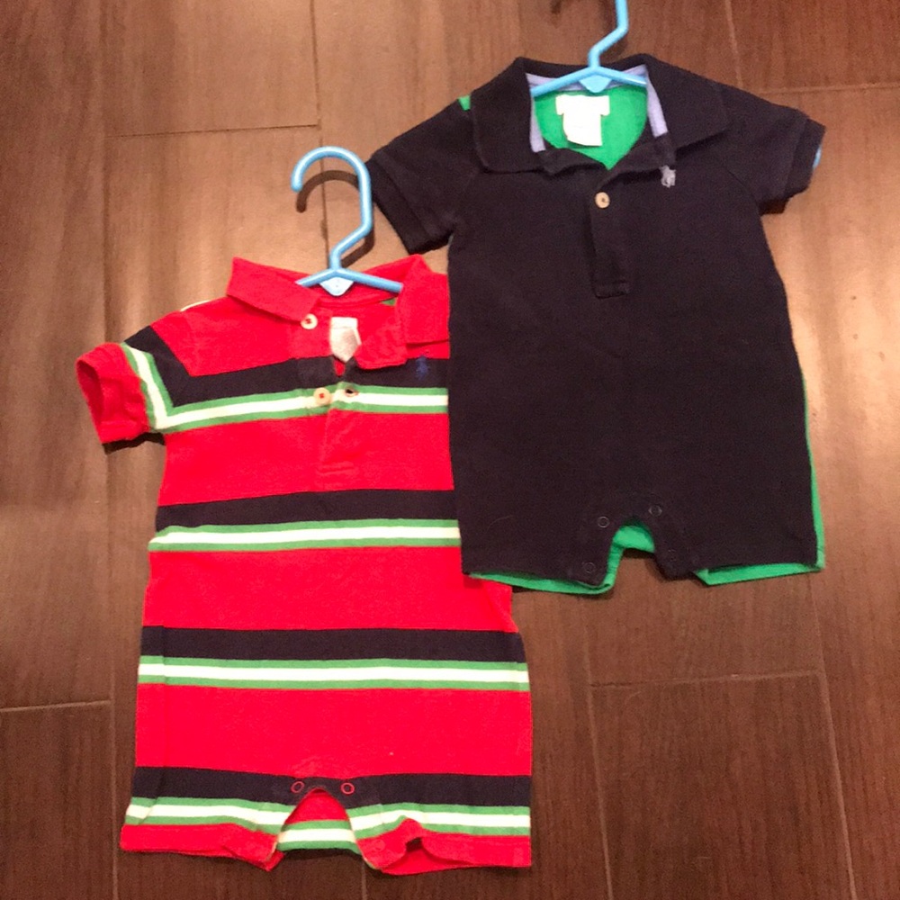 Ralph Lauren polo onesies (Set of 2) 0-3M